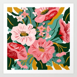 5flower Art Print