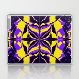 Fashionista Purple and Gold Laptop Skin