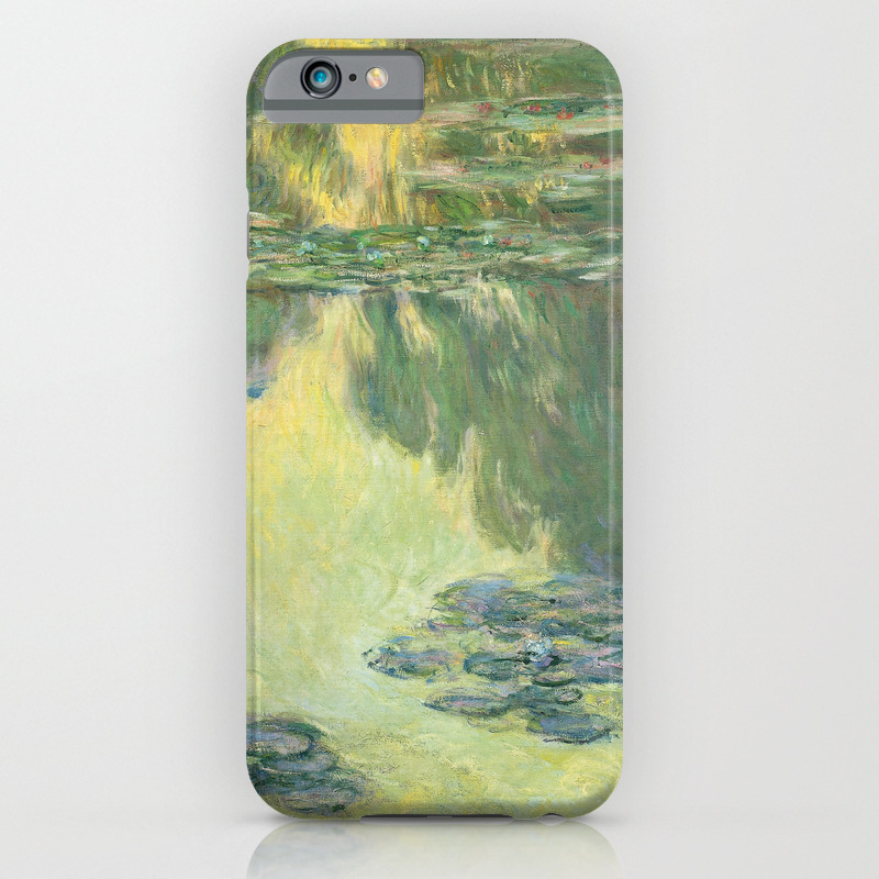 Claude Monet Water Lilies Impressionist Painting Iphone Case By