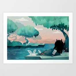 The Journey Art Print