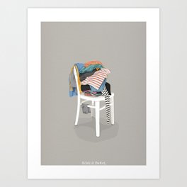 Monday Chair Art Print