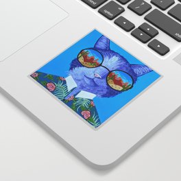 Vacation Puss Sticker