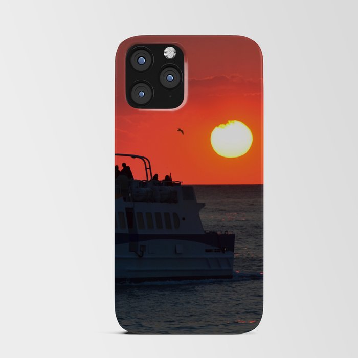 Sunset Sailing Photo iPhone Card Case