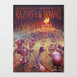 Razorfen Downs (Novel cover) Canvas Print