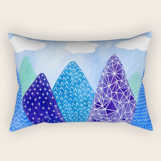 Mountains Rectangular Pillow