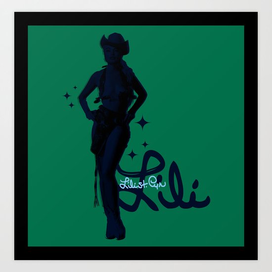 "Signed Lili" by One Trick Pony Art Print