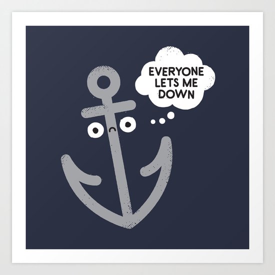 That Sinking Feeling Art Print