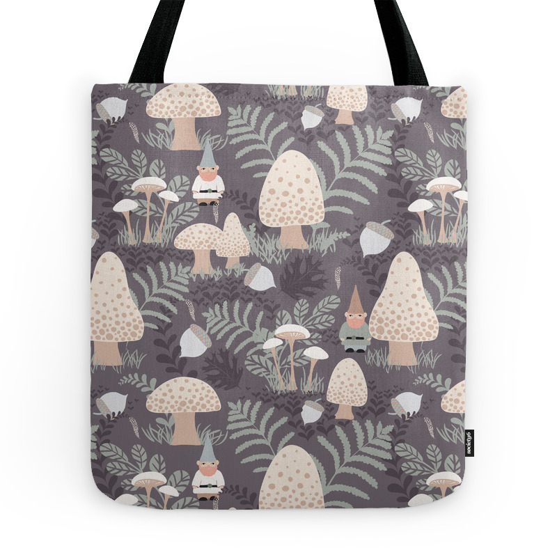 Forest Gnomes Tote Bag by byrewilde