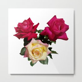 Rose Bouquet Metal Print | Photo, Rosephoto, Floralphotograph, Bouquet, Summerrose, Floralphoto, Botanicalgarden, Rosa, Redrose, Color 