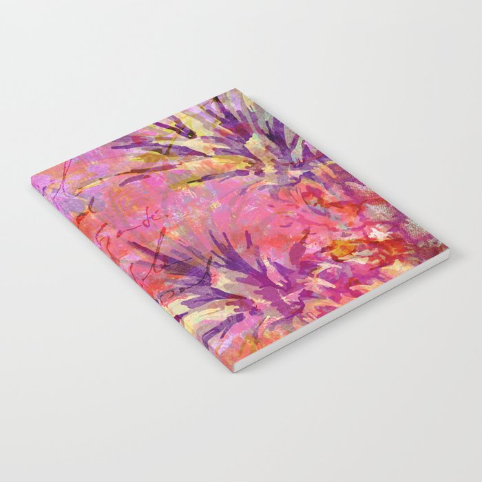 Pineappel tropical fruit colorful illustration Notebook