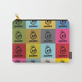 HAPPY SQUARES Carry-All Pouch