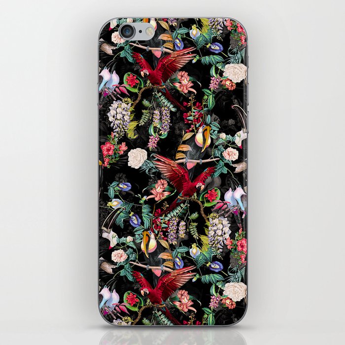 Floral and Birds IX iPhone Skin