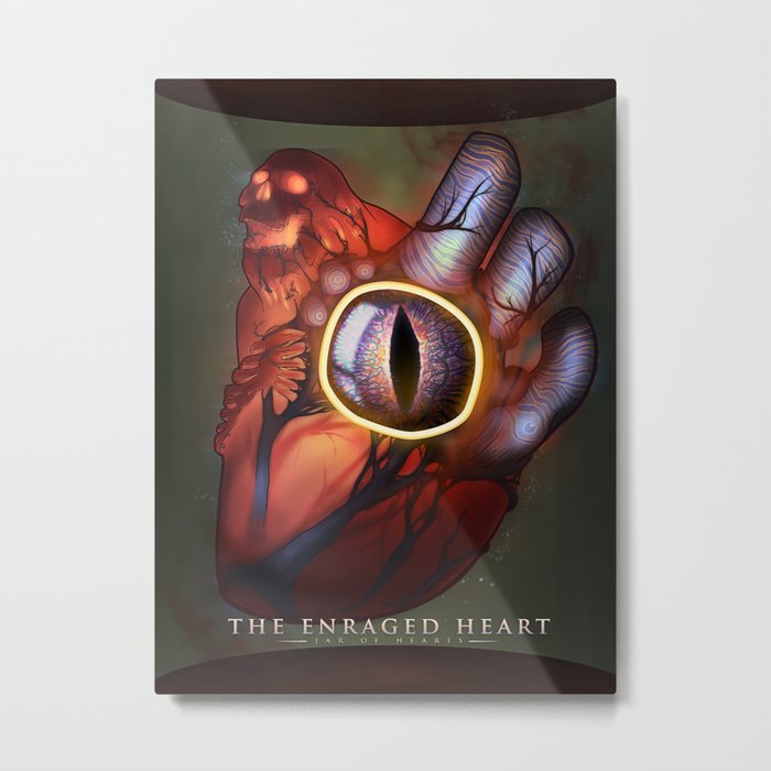 The Enraged Heart Metal Print