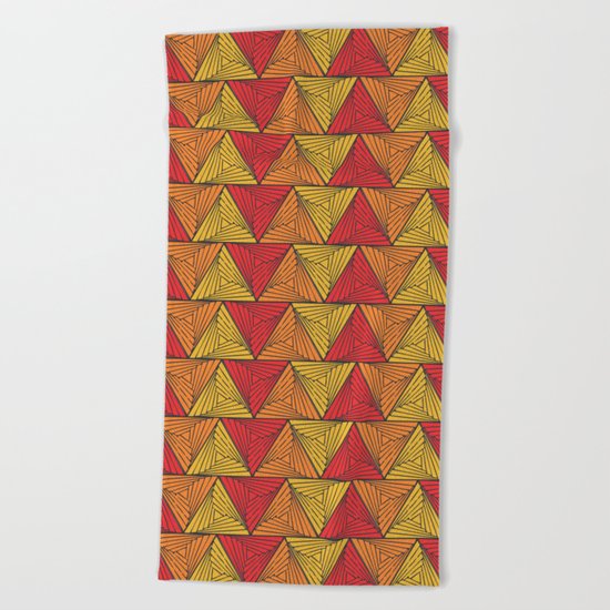 Geometric Beach Towel