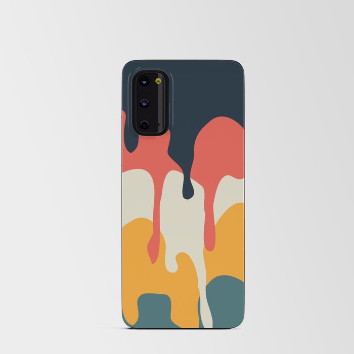 Colorful splatters Android Card Case