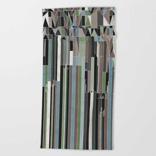 Penthouses and Parks (3) Beach Towel
