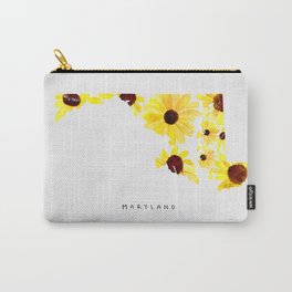 Maryland State Flower - Black Eyed Susan Carry-All Pouch