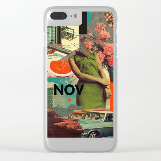 NOVember Clear iPhone Case