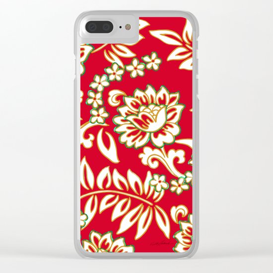 Tropical Eggnog Punch Clear iPhone Case