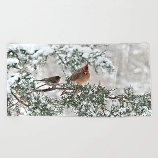 Are You My Mama? Beach Towel