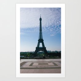 Trocadero Eiffel Art Print