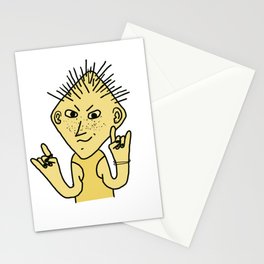 Rock and Roll Dude Stationery Card