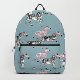 Zebras Pattern Backpack