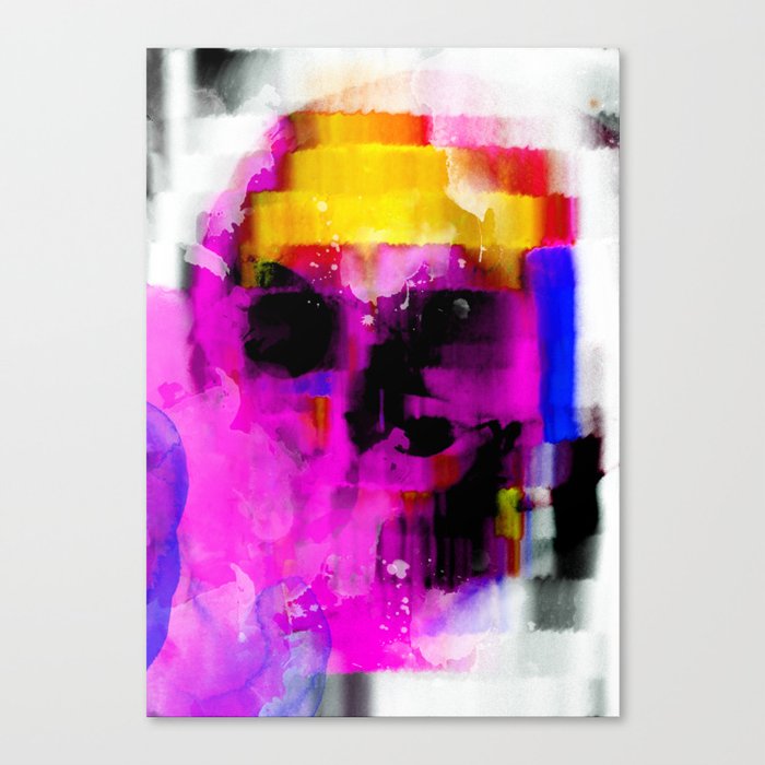 abstrac skull Canvas Print