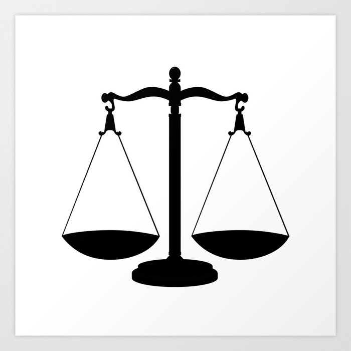 Balance Scales Art Print by norcalprint | Society6