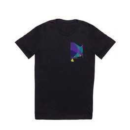 Purple Geometric pattern Abstract funny T Shirt | Shapes, Bold, Modern, Colourful, Blue, Digital, Graphicdesign, Geometric, Pop, Funny 