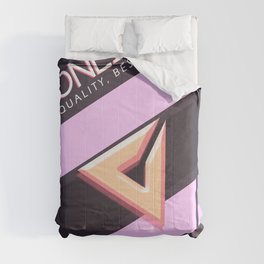 NEONLIGHT (Mock Blank VHS Poster) Comforter