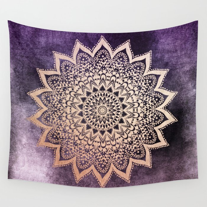 Purple and gold tapestry store