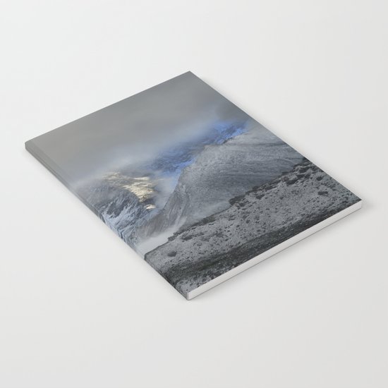 "Storm at the mountains" Wilderness Notebook