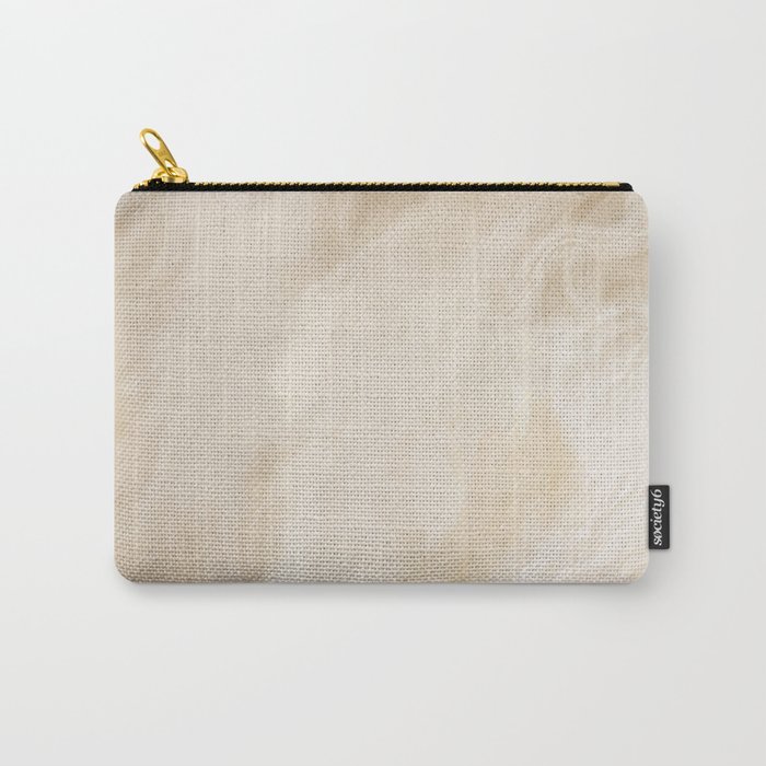 Brown Turquiose Marble texture Carry-All Pouch