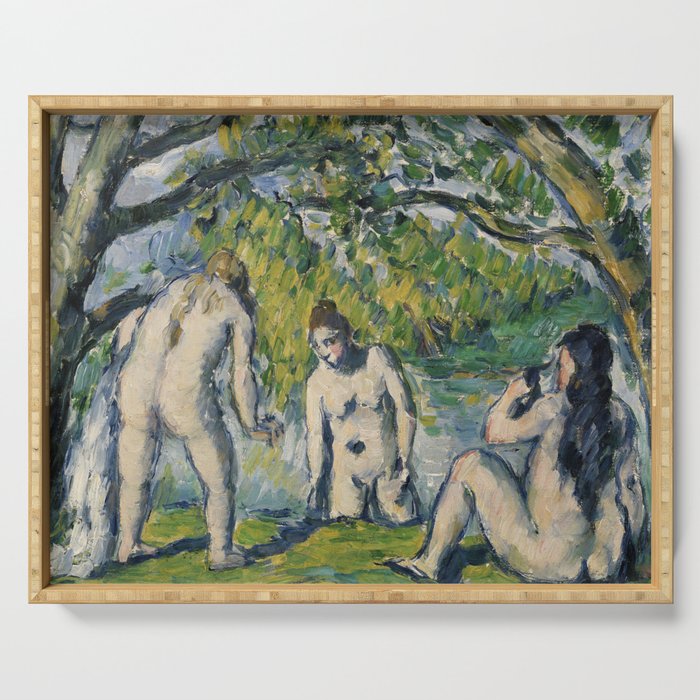 Paul Cézanne -Three Bathers Serving Tray