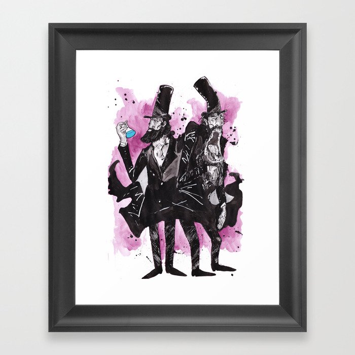 Dr Jekyll and Mr Hyde Framed Art Print