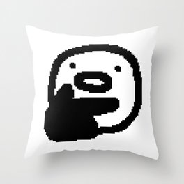 Hmm (Thinky Boy) Throw Pillow