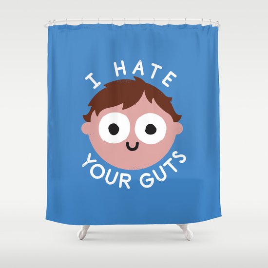 Grinsincerity Shower Curtain