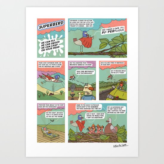 Superbird Art Print