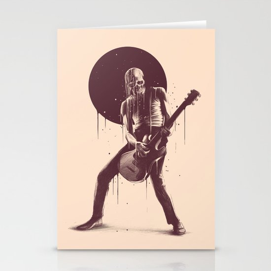 Face Melting Stationery Cards