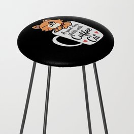 Good Day Starts With Coffee And Cat Counter Stool