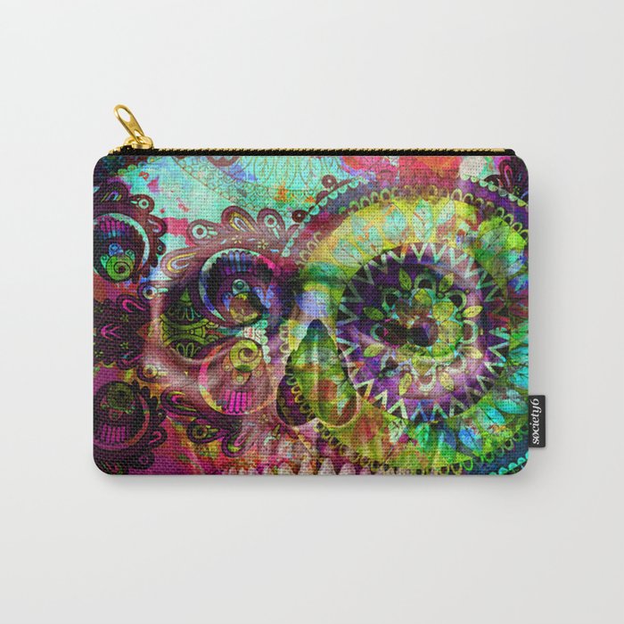 funky skull i Carry-All Pouch