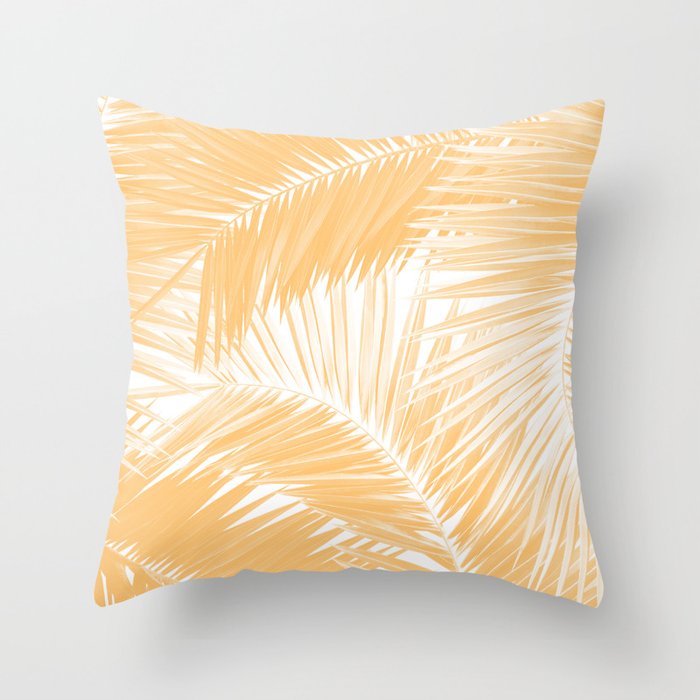 Palm Jungle Pattern #3 #tropical #wall #art #society6 Throw Pillow
