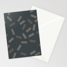 Lovely Lined pattern Stationery Card