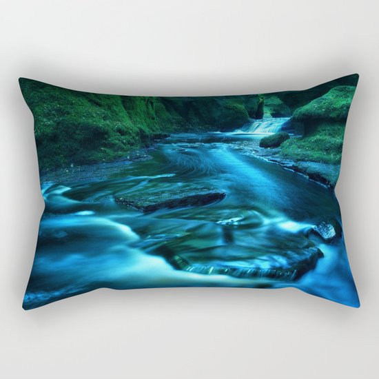 Mystic Waterfall Rectangular Pillow