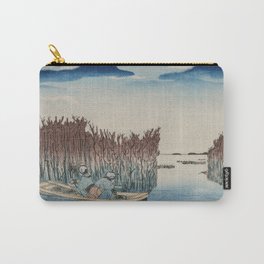 Japanese Woodblock art Famous Places in the Eastern Capital: Omori Carry-All Pouch