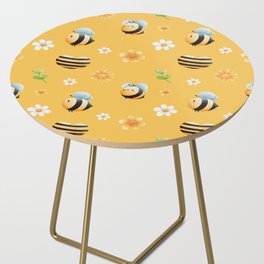 Buzzy Bee In Mellow Yellow Side Table