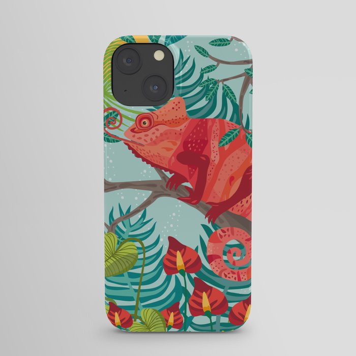 The Red Chameleon  iPhone Case