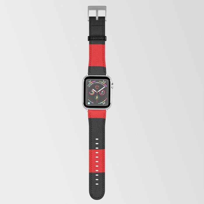 Letter B (Red & Black) Apple Watch Band
