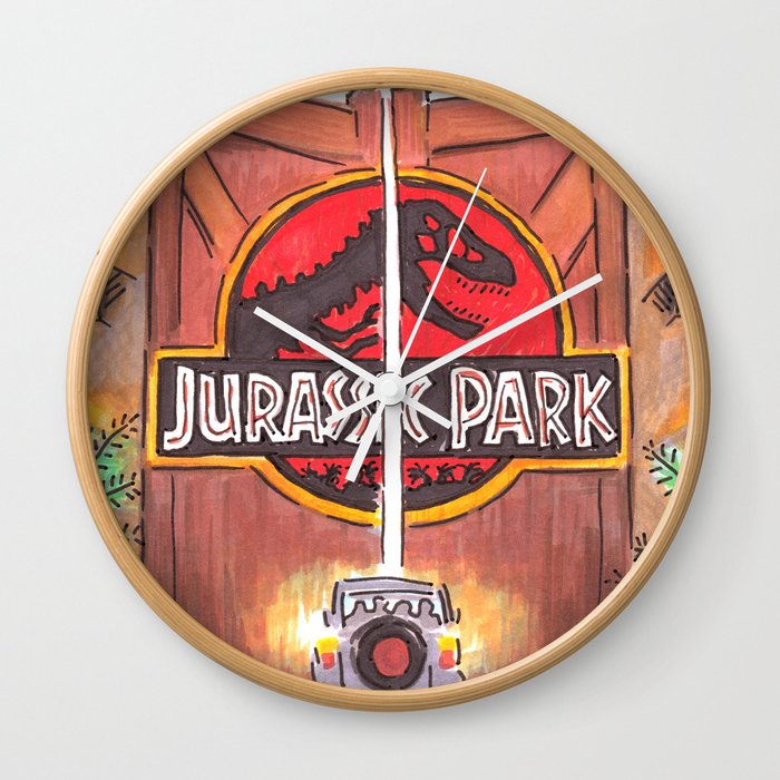 Jurassic Park Wall Clock